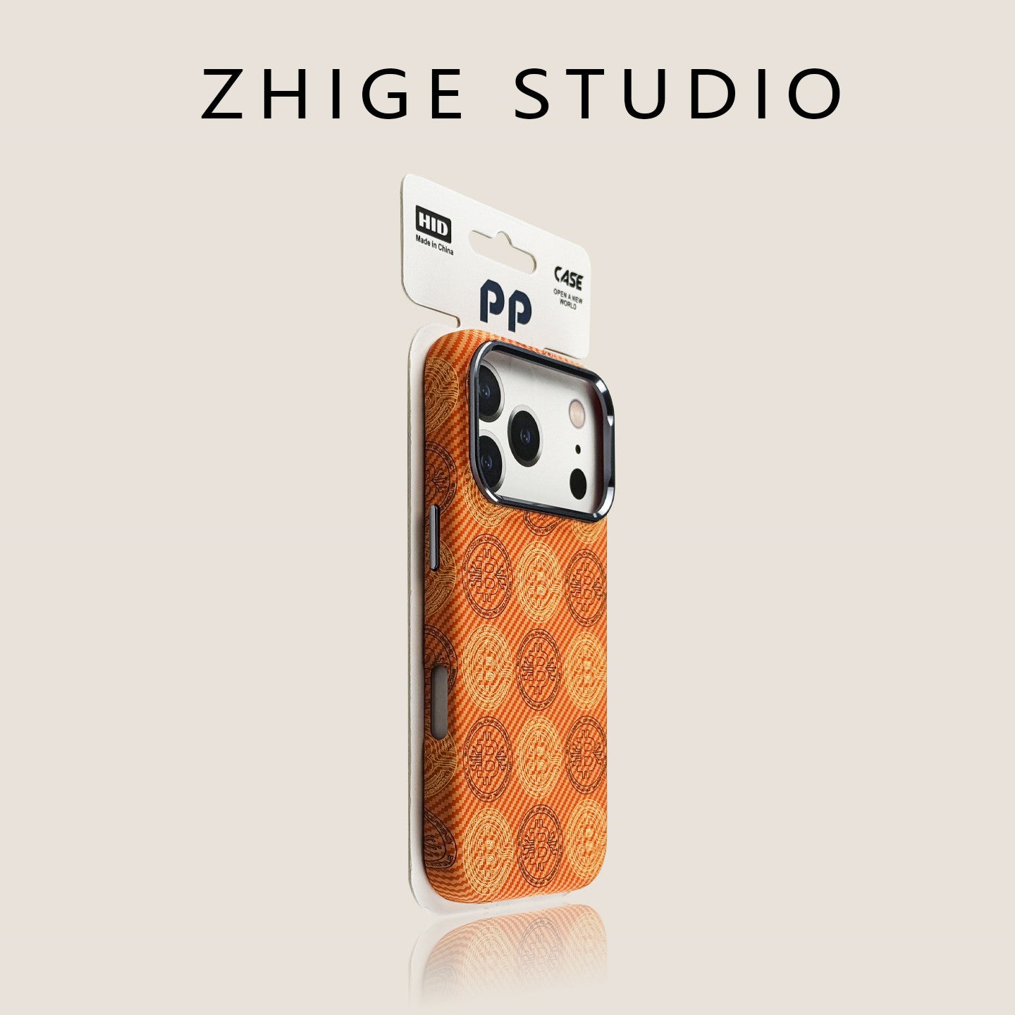 Magnetic Bitcoin Design Phone Case