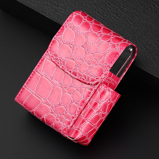 Stainless Steel Cigarette Box with Integrated Lighter