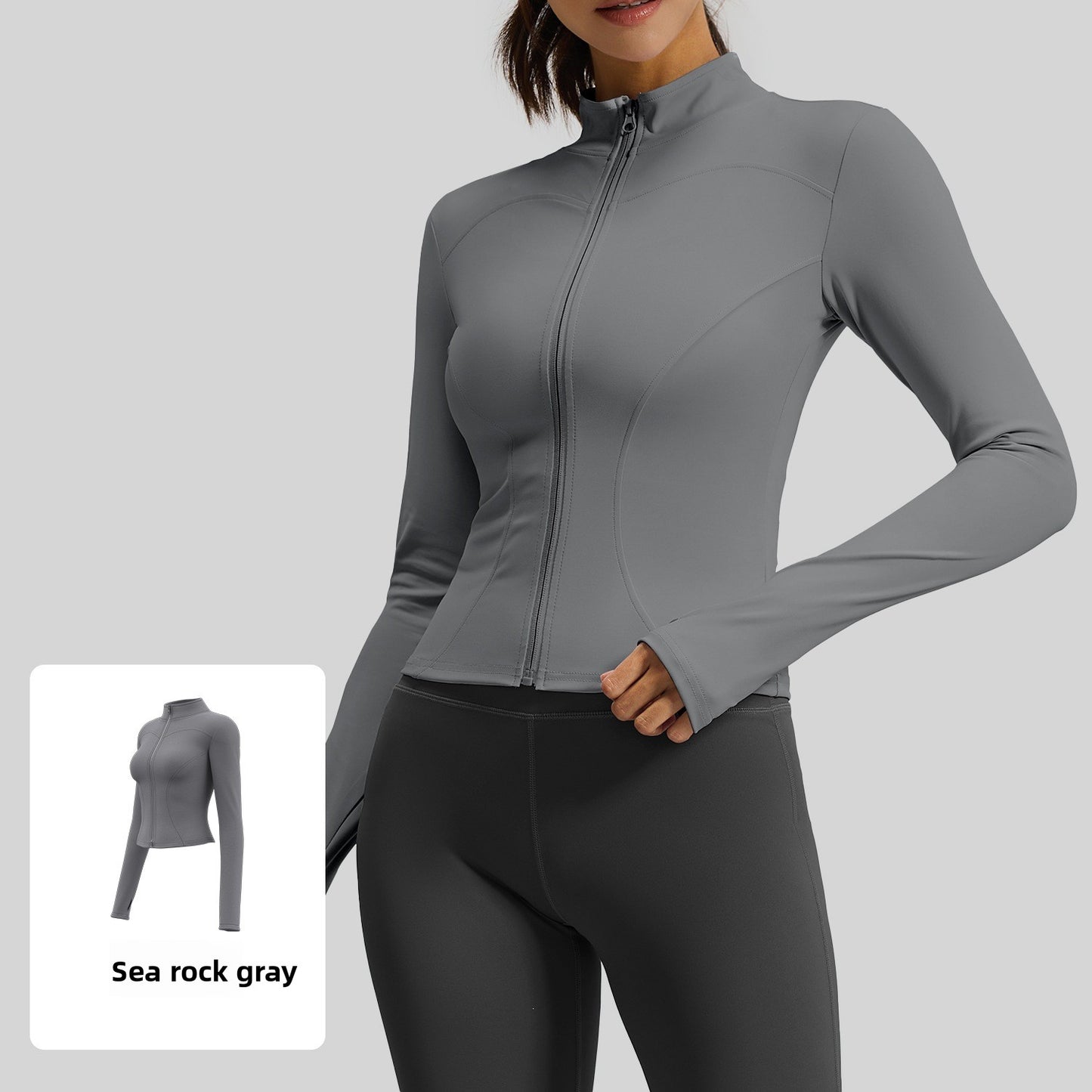 Women's fitted stretch yoga top