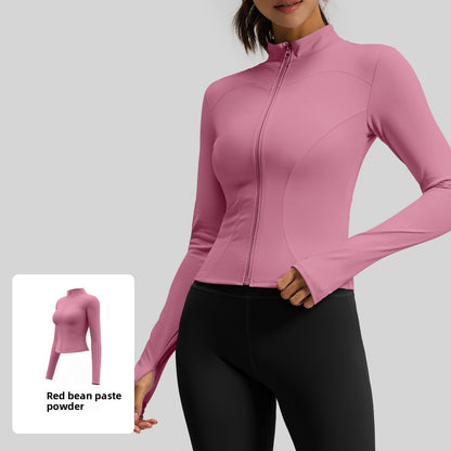 Women's fitted stretch yoga top
