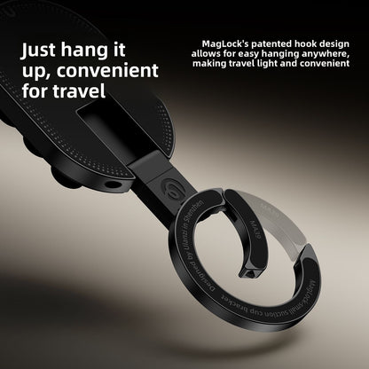 Magnetic suction phone holder folding Maglock double head suction cup