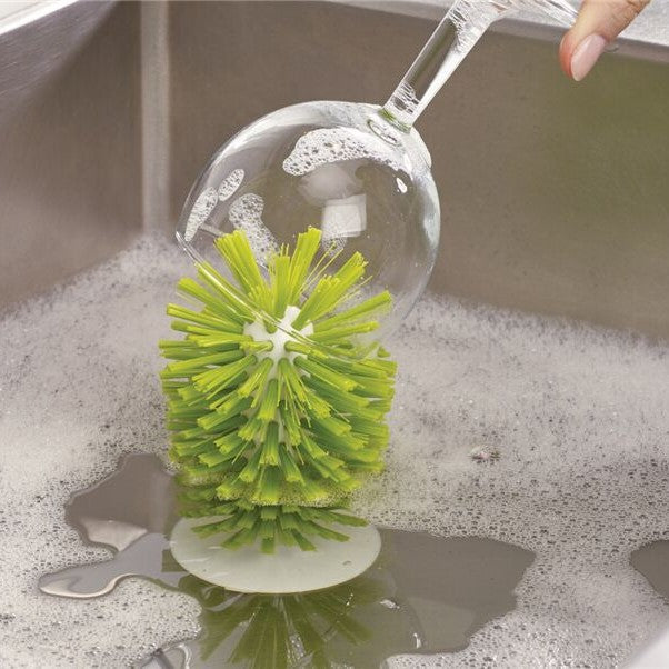 Suction Base Cup Brush for Kitchen Cleaning