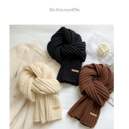 Korean Style Knitted Wool Scarf