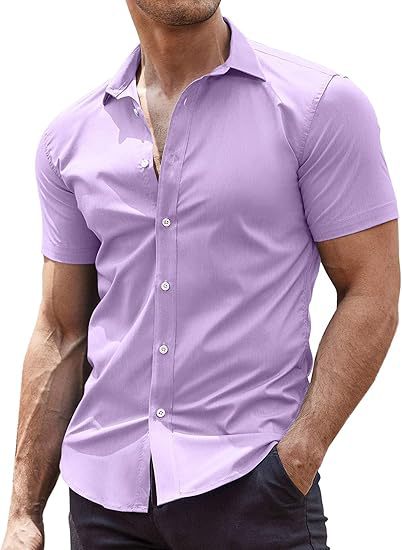 Casual men's simple shirt