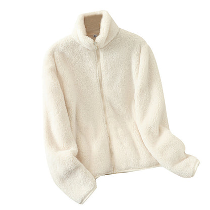 Double-Sided Plush Velvet Jacket