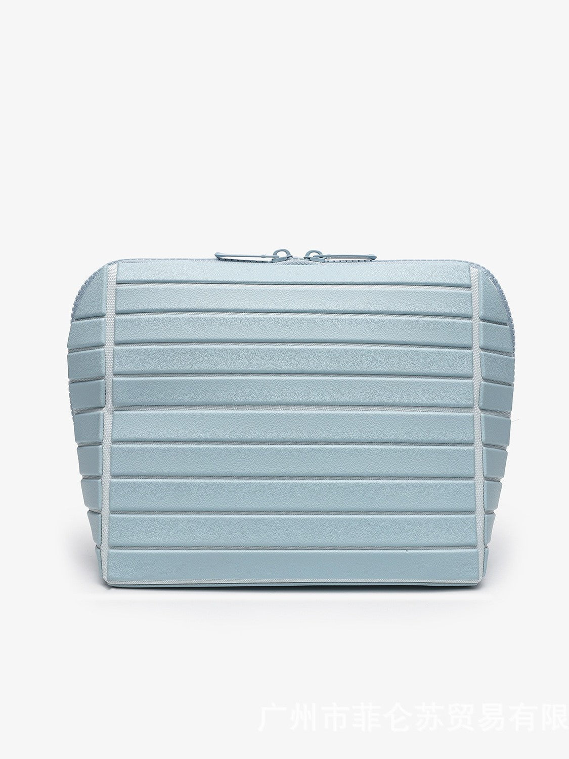 Geometric Rhombus Cosmetic Bag with Partitioned Storage