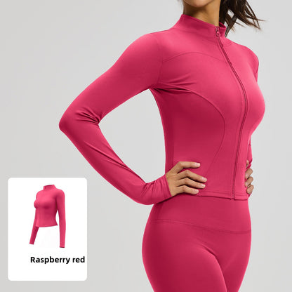 Women's fitted stretch yoga top
