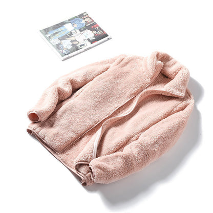 Double-Sided Plush Velvet Jacket