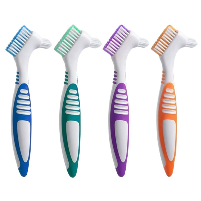 Double-headed Denture Cleaning Brush