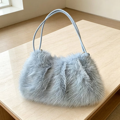 Plush Cloud Crossbody Bag for Women