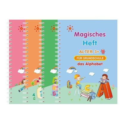 Reusable Magic Groove Calligraphy Practice Books