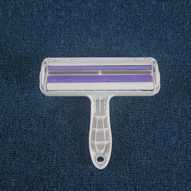 Roller lint remover brush