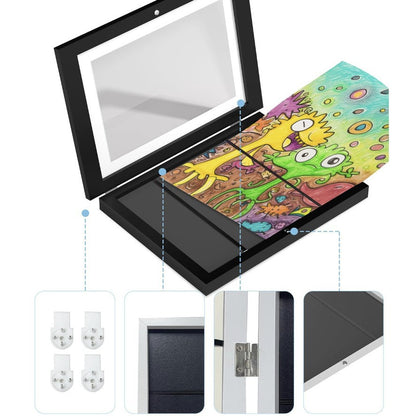 Magnetic Flip Photo Frame for Art Display