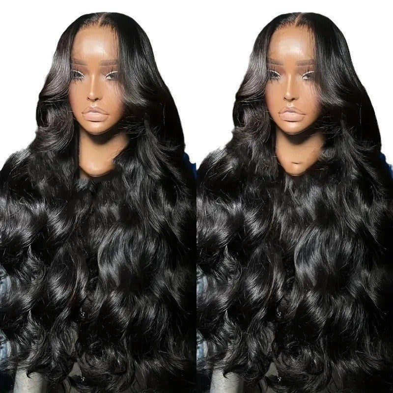 Natural synthetic fiber wig