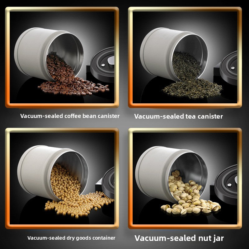 Stainless Steel Vacuum Sealed Storage Jar