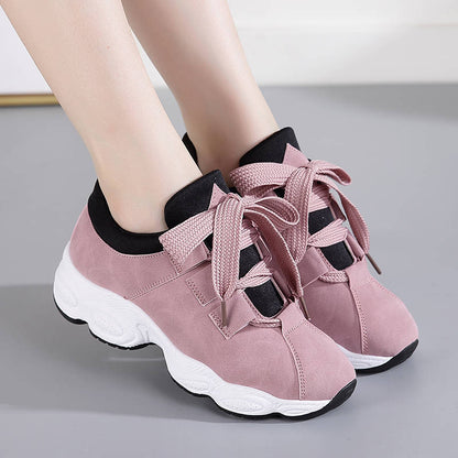 Women Casual Sports Shoes Thick Sole Running Sneakers