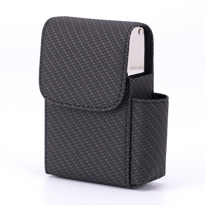 Stainless Steel Cigarette Box with Integrated Lighter