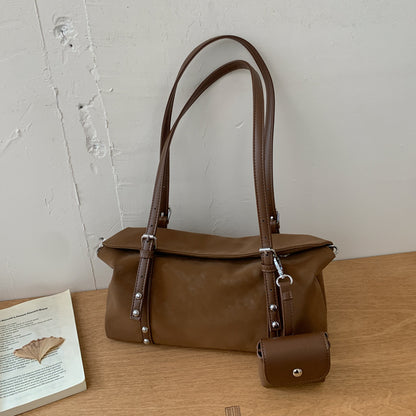 Casual Retro Frosted Crossbody Bag