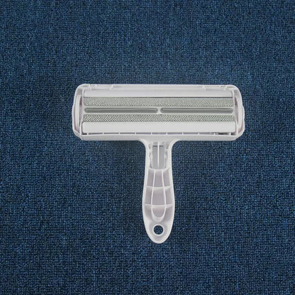 Roller lint remover brush