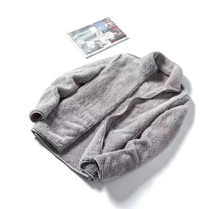 Double-Sided Plush Velvet Jacket