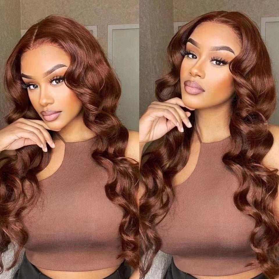 Natural synthetic fiber wig