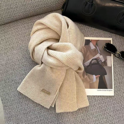 Korean Style Knitted Wool Scarf
