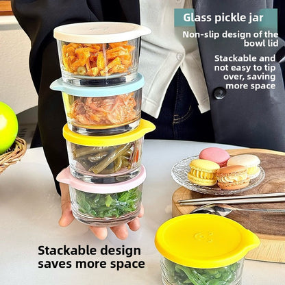 Pickles Fresh-keeping Box with Lid Glass Fresh-keeping Box for Refrigerator