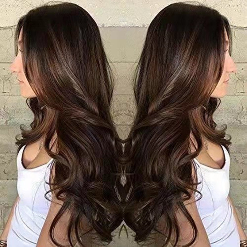 Natural synthetic fiber wig