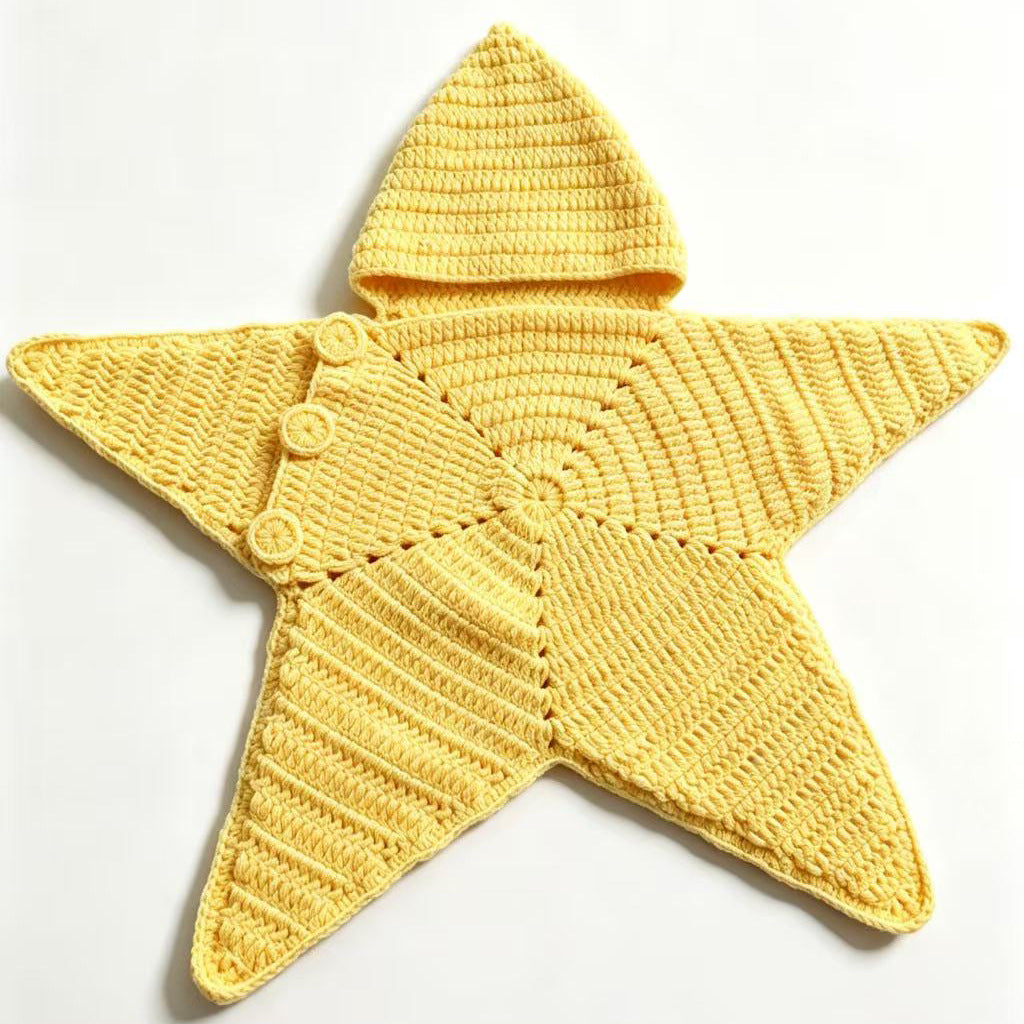 Baby Star Crochet Knit Suit