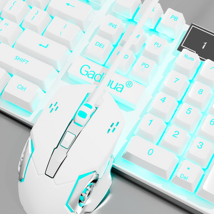 Mechanical Feel Gaming Keyboard and Mouse Set