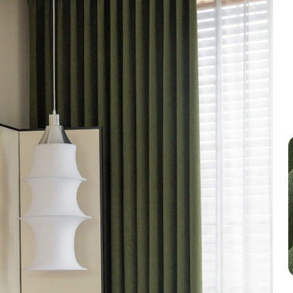 Double Sided Blackout Chenille Curtains