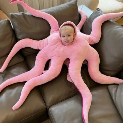 Giant Wearable Octopus Plush Costume