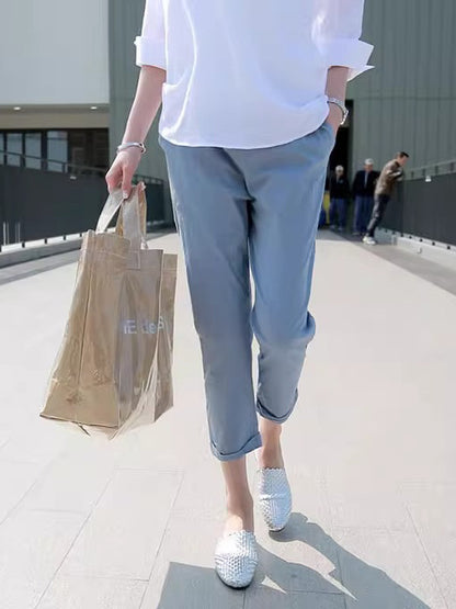 Pregnant Women's Pants  Outer Wear  Thin Casual Leggings