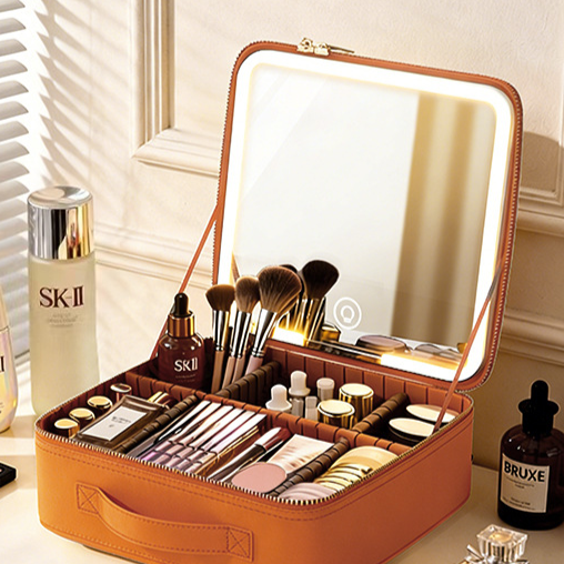 LED makeup bag