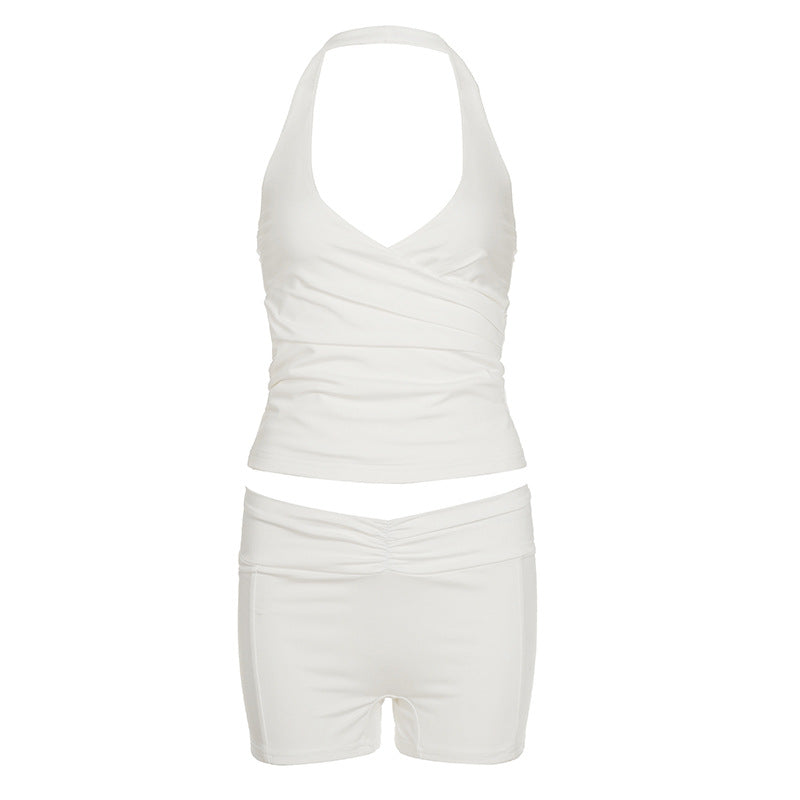 Womens Halter Neck Yoga Outfit
