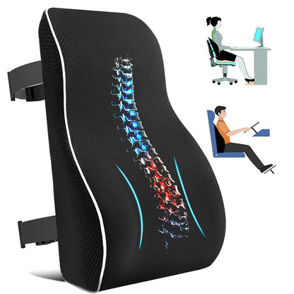 Cushion Memory Foam Slow Rebound Lumbar Pillow Seat