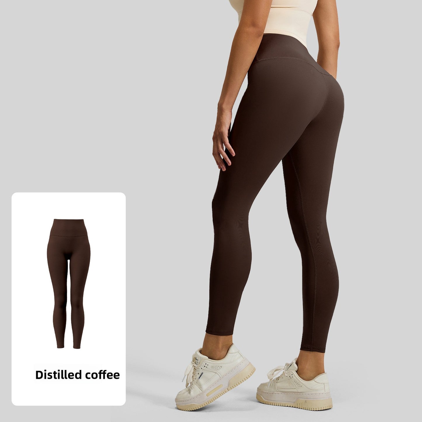 Seamless High Waist Yoga Pants with Peach Butt Enhancement